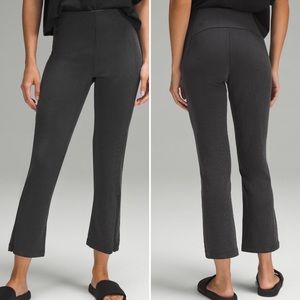 Lululemon Ribbed Softstreme Zip-Leg High-Rise Cropped Pant 25”